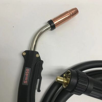 SM450 Torcia di saldatura MIG di tipo Tweco Torcia MIG con pistola di saldatura a gas con connettore euro