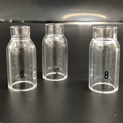 Kit di coppe di vetro TIG per 13NQ10-6 11-7 12-8 TIG Torcia di saldatura Lenti a gas stubby 0,1 kg