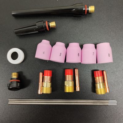 TIG accessori di saldatura a torcia Lenti a gas corpo di colletto per sostituzione WP17 18 26-53N 18KIT
