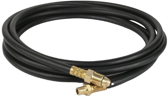 NBR Mig Tig 12' Tubo di saldatura a gas inerte 5/8" UNF-18RH Tubo regolatore di flusso del miscuglio di gas a CO2