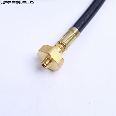 Serbatoio di propano a pressione forno da campeggio Adapter Hose per il collegamento cilindro Funzione nera