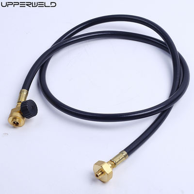Serbatoio di propano a pressione forno da campeggio Adapter Hose per il collegamento cilindro Funzione nera
