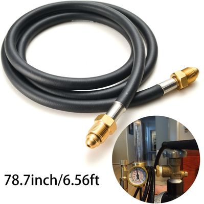 Tubo di gas standard UNF da 5/8 pollici per regolatore di flusso del contatore di CO2 dell'argon