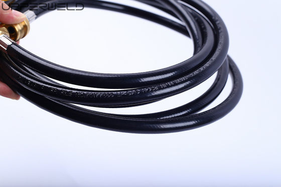 24 piedi di gomma naturale gas di saldatura LPG tubo con 3/8 pollici Quick Connect / Disconnect Industrial-Grade