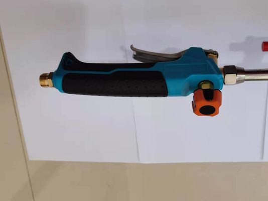 89cm Manico bicolore Torcia di propano pesante bruciatore di erba con accensione a pulsante