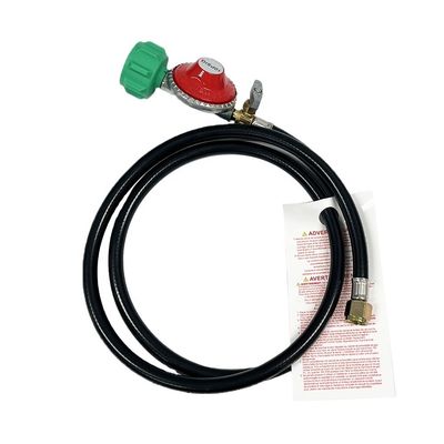 Regulatore di propano per torcia di saldatura in gomma 0-5PSI regolabile con tubo e valvola 5FT per GPL