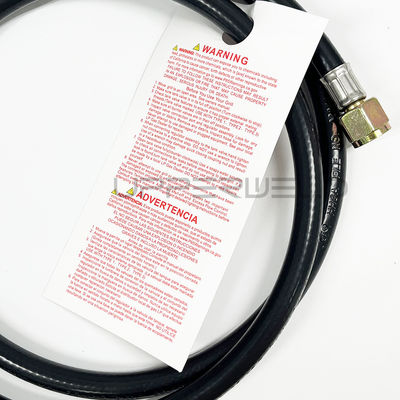 Regulatore di propano per torcia di saldatura in gomma 0-5PSI regolabile con tubo e valvola 5FT per GPL