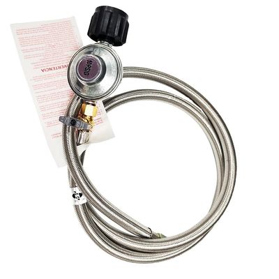 Torcia di saldatura certificata regolatore del bruciatore di propano a bassa pressione in argento per riscaldatore a griglia a gas