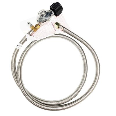 Torcia di saldatura certificata regolatore del bruciatore di propano a bassa pressione in argento per riscaldatore a griglia a gas