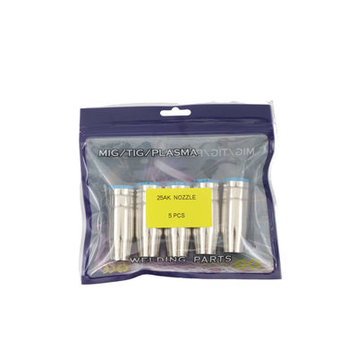 Nozzolo di saldatura conico bianco 25AK per MIG Saldatura Torcia Consumabili Nozzolo di gas binzel