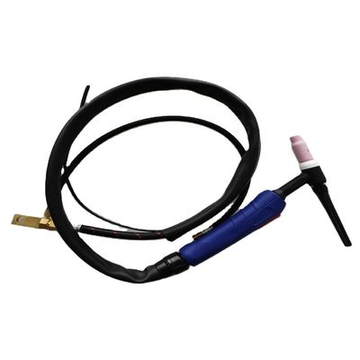 Superiore WT-17 10-25EU Gas Argon Tig Torch Pistola di saldatura raffreddata ad aria per la saldatura dei metalli Nero Rosso