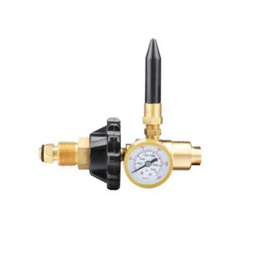 Regolatore del gas di CO2 Misuratore di flusso in rame completo per valvole gialle in ottone per saldature a MIG incluse