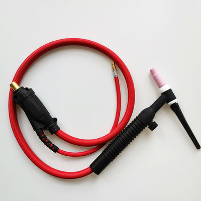 Supporto personalizzato OEM Torcia di saldatura TIG WP26 nera con cavo 4m e ugello in ceramica
