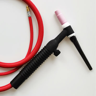 Supporto personalizzato OEM Torcia di saldatura TIG WP26 nera con cavo 4m e ugello in ceramica