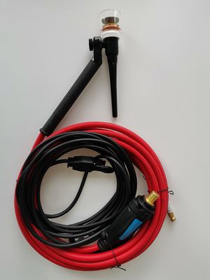 Supporto personalizzato OEM Torcia di saldatura TIG WP26 nera con cavo 4m e ugello in ceramica