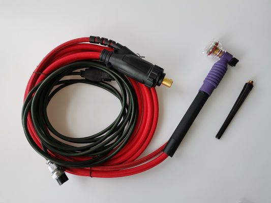 Supporto personalizzato OEM Torcia di saldatura TIG WP26 nera con cavo 4m e ugello in ceramica