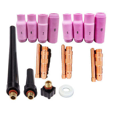 Supporto personalizzato OEM Torcia di saldatura TIG WP26 nera con cavo 4m e ugello in ceramica