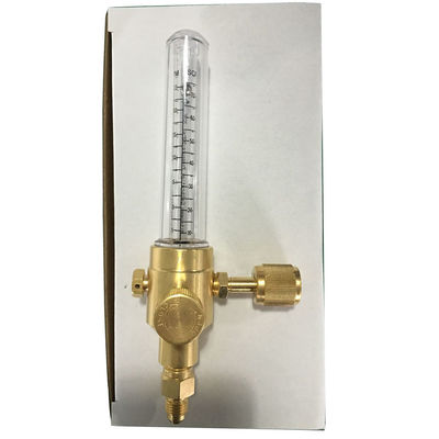 1/4-inch Female Flare Inlet Connessione regolatore di azoto Indicatore di flusso di ottone giallo HVAC