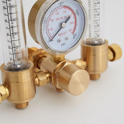 Regolatore ad alta pressione di argon-CO2 per saldatori di gas standard a manometro di pressione 3500 psi