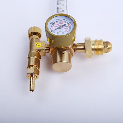 CGA320 e CGA580 Doppia misura di flusso di CO2 regolatore di gas di saldatura con riduttore di gas a filo a vite