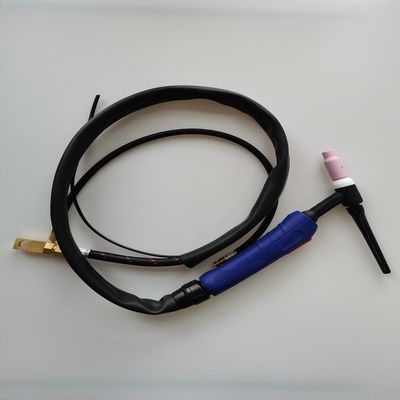 WP-26V-R 35-70 EU Plug TIG Torch kit Pistola di saldatura raffreddata ad aria con valvola a gas 200A Nero Rosso