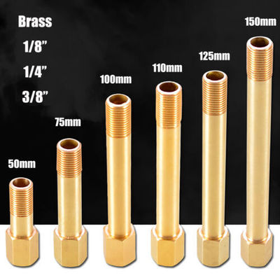 Tubo di LPG tubo di ottone filo di estensione della canna di collegamento del tubo 1/8" 1/4" 3/8" testa femminile
