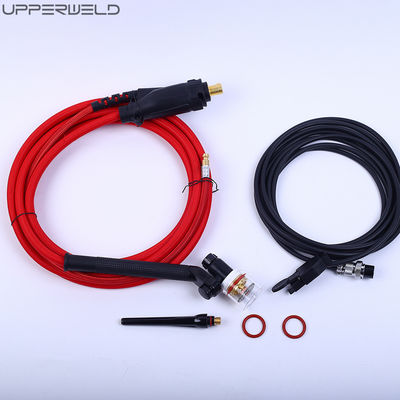 Flexible Torch Head 10-25EU Set di saldatura TIG con cavo 4M con connettore a 5 poli 150A