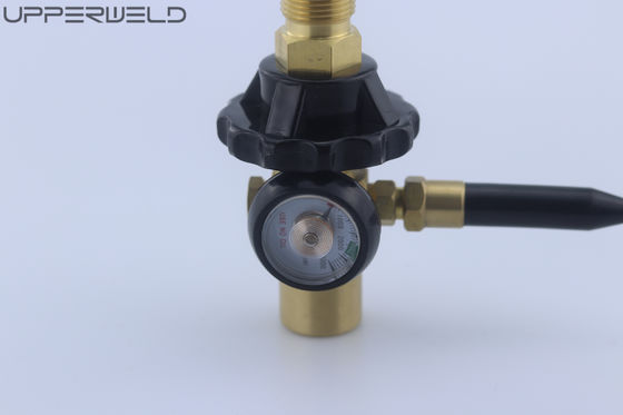 Regulatore di riempimento di palloncini a vite con cilindro e ugello di gomma