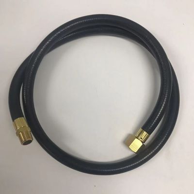 3/8&quot; MNPT x 1/2&quot; Female Flare Swivel Rubber LPG Hose per serbatoi di propano ad alta pressione