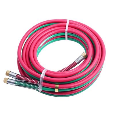 SAE Standard Rubber Bicolor Tube Gas Oxygen Acetylene Welding Hose Propane Hose 12FT 50FT