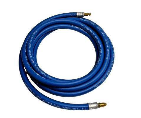 Tig saldatura tubo di raffreddamento dell'acqua cavo di alimentazione superiore Tig torcia con tubo blu in 9 * 0D13