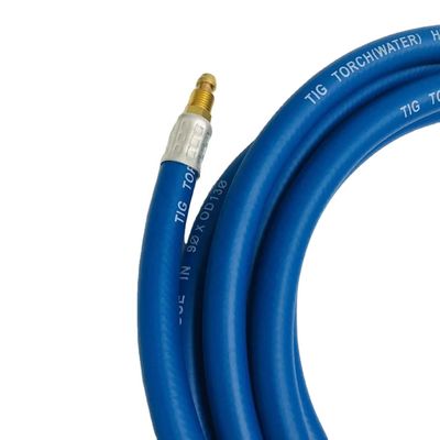 Tig saldatura tubo di raffreddamento dell'acqua cavo di alimentazione superiore Tig torcia con tubo blu in 9 * 0D13