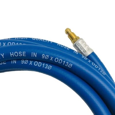 Tig saldatura tubo di raffreddamento dell'acqua cavo di alimentazione superiore Tig torcia con tubo blu in 9 * 0D13