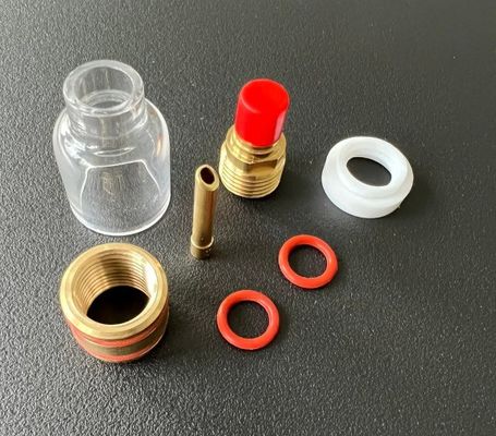 53GQ Adaptatore per lenti a gas Wedge Collet TIG Kit di consumabili di saldatura per una migliore copertura del gas