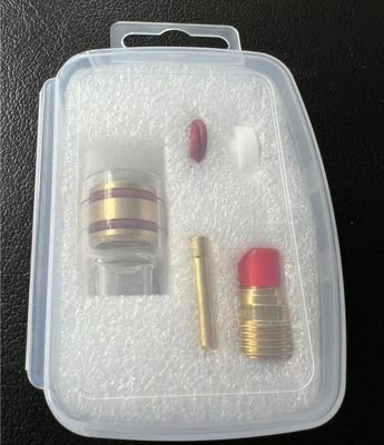 53GQ Adaptatore per lenti a gas Wedge Collet TIG Kit di consumabili di saldatura per una migliore copertura del gas