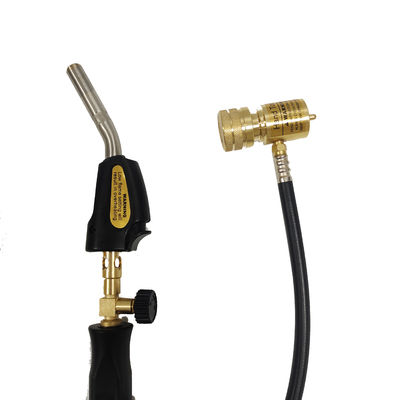 MAPP Brazing Torch Torch di riscaldamento turbo propano per la refrigerazione HVAC Finitura nera