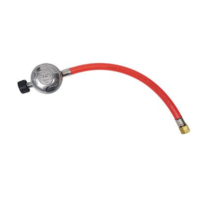 Germania Saldatura 8mm tubo a gas liquefatto con 7/16''-28UNEF 30mbar pressione di uscita e colore rosso