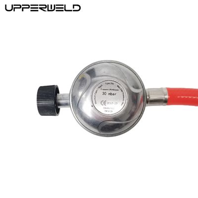 Germania Saldatura 8mm tubo a gas liquefatto con 7/16''-28UNEF 30mbar pressione di uscita e colore rosso