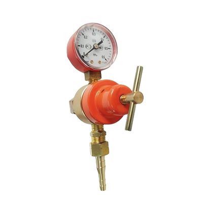 Materiale di ottone arancione Russia Tipo G7/8 regolatore del gas di propano per applicazioni di taglio