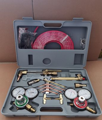 Kit di torcia per il taglio del regolatore di gas di ossido di acetilene in ottone con tubo gemello di 15 piedi