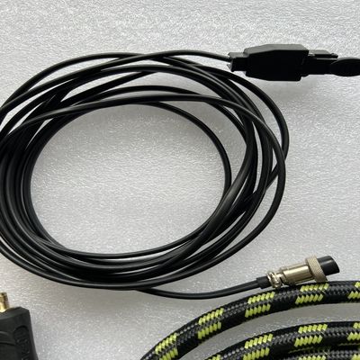 TIG Torch Set Air Cooled Welding Gun con cavo da 4 m diametro di 9 mm nero verde 1,2 kg