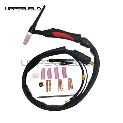 TIG Torch Set Air Cooled Welding Gun con cavo da 4 m diametro di 9 mm nero verde 1,2 kg