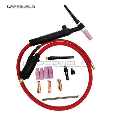 TIG Torch Set Air Cooled Welding Gun con cavo da 4 m diametro di 9 mm nero verde 1,2 kg