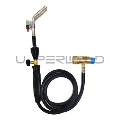 Supporto personalizzato Push Button Ignition Mapp Gas Propane Brazing Torch con due bruciatori OEM