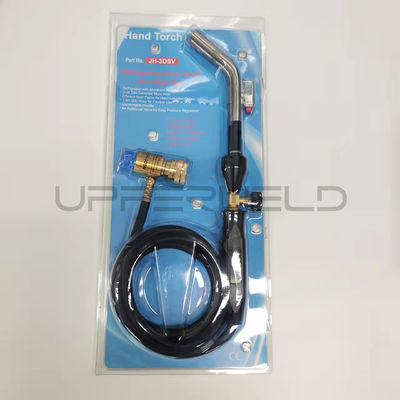 Supporto personalizzato Push Button Ignition Mapp Gas Propane Brazing Torch con due bruciatori OEM