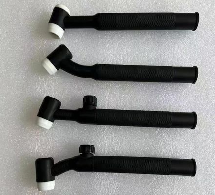 WP-17FV TIG Torcia corpo TIG Torcia di saldatura con testa flessibile e valvola del gas in nero