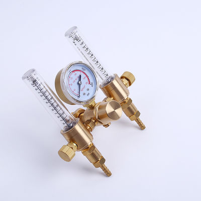 Regulatore di argon ad alta pressione doppio misuratore di flusso di CO2 per il collegamento a gas di saldatura Mig Tig
