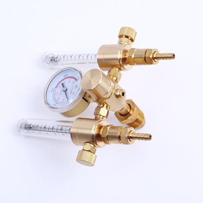 Regulatore di argon ad alta pressione doppio misuratore di flusso di CO2 per il collegamento a gas di saldatura Mig Tig
