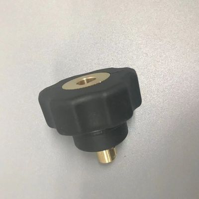 Customized Black EU Plug Lengthen Connect M16*1.5 Maschio a 9MM Maschio Connect TIG Adapter