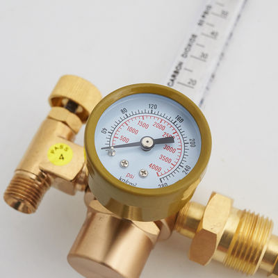 Reduttore di gas CGA320 CGA580 Connessione di ingresso TIG Saldatore MIG Saldatore CO2 misuratore di flusso regolatore di argon